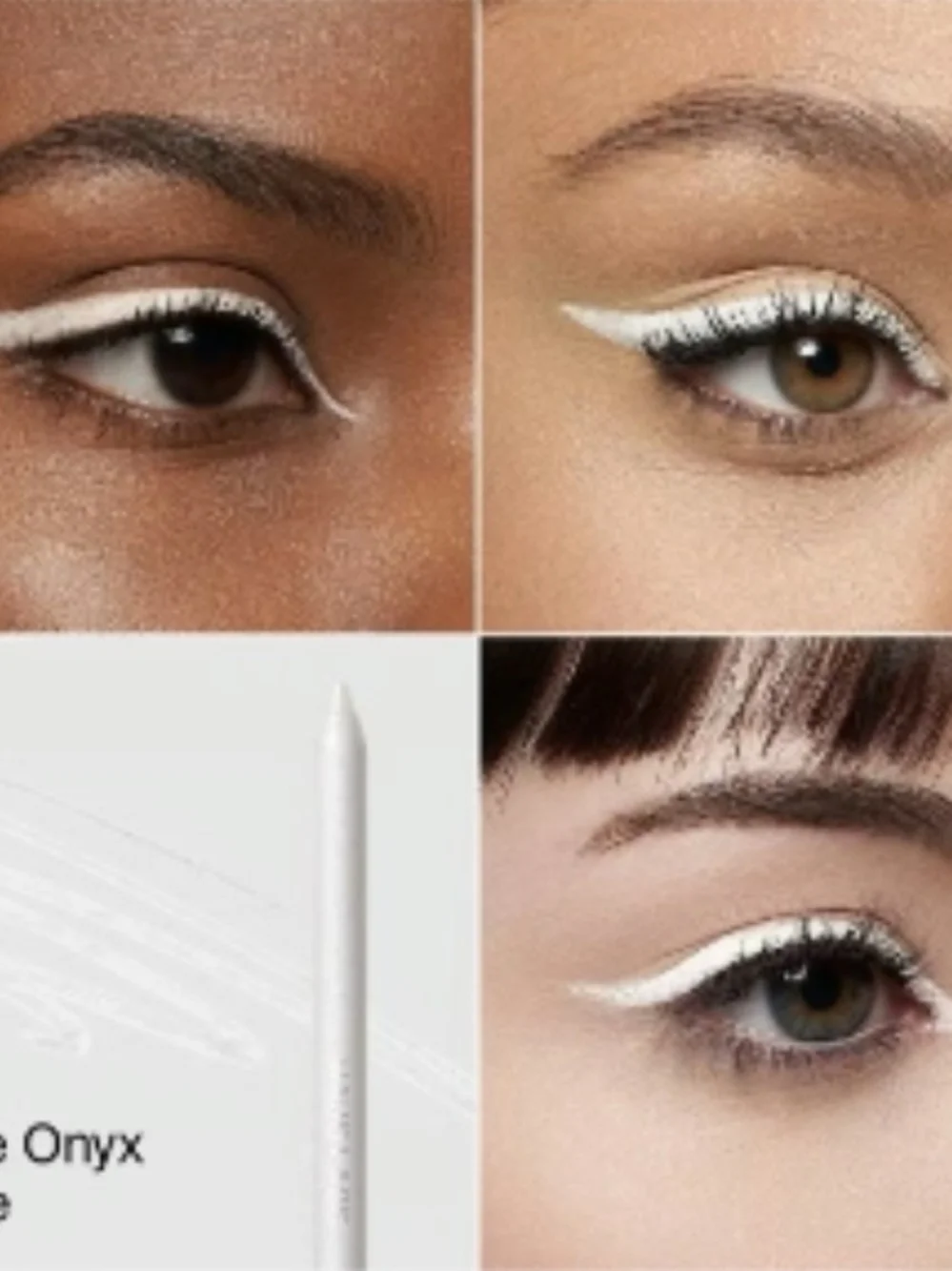 Haus Labs Optic Intensity Eco Eyeliner in White ONYX  NIB